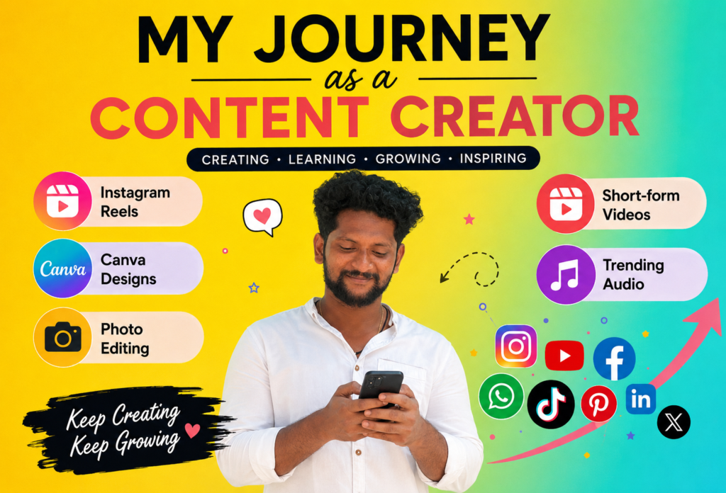 My journey as a content creator