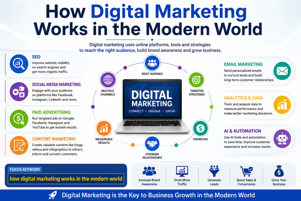 how digital marketing works in the modern world
